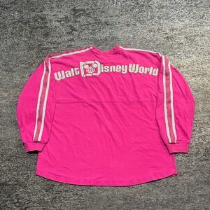Walt Disney World Imagination Spirit Jersey Womens XXL Pink Glitter Sleeve